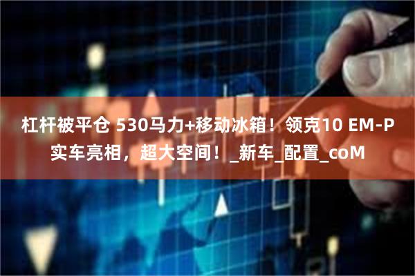杠杆被平仓 530马力+移动冰箱！领克10 EM-P实车亮相，超大空间！_新车_配置_coM